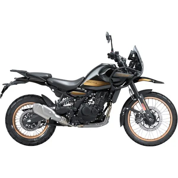 Royal Enfield Himalayan 450 Euro 5, front three-quarter studio shot